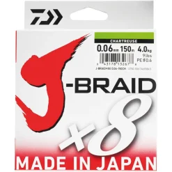 DAIWA TRESSE JBRAID 8B VERTE 150M> Fils Et Tresses Carnassiers·Tresses Carnassiers