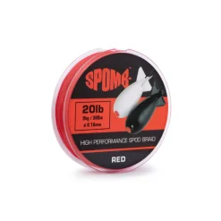 SPOMB TRESSE ROUGE 300M 9KG> Accessoires De Montage Carpe·Tresses Carpe