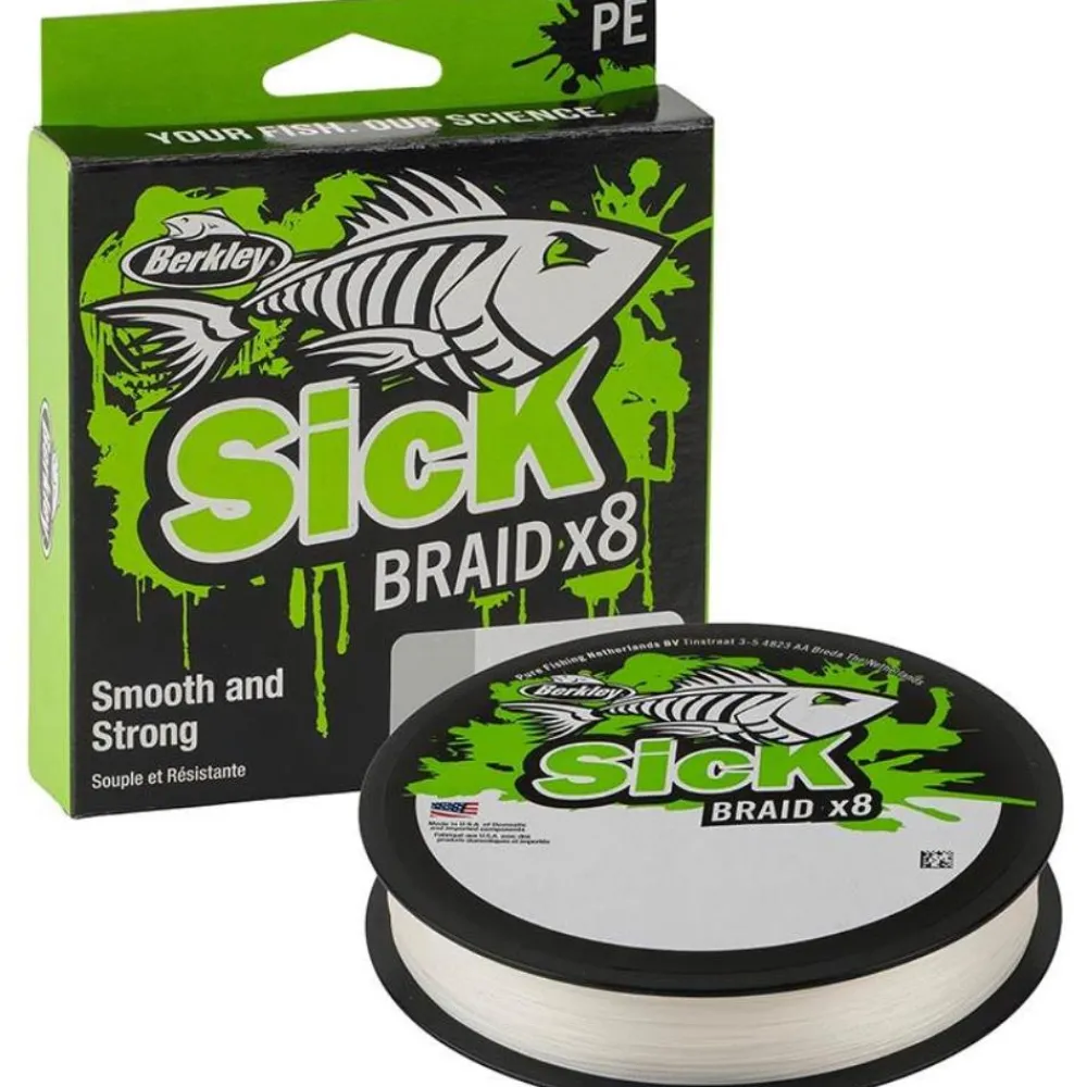 BERKLEY TRESSE SICK BRAID BLANCHE 150M> Fils Et Tresses Carnassiers·Tresses Carnassiers
