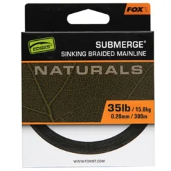 FOX TRESSE SUBMERGE NATURALS 300M> Accessoires De Montage Carpe·Tresses Carpe