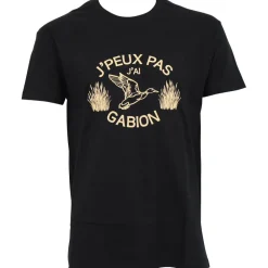 BARTAVEL TSHIRT JPEUX PAS JAI GABION NOIR>Homme T-Shirts De Chasse·T-Shirts À Manches Courtes