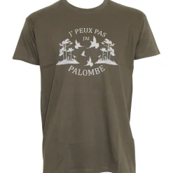 BARTAVEL TSHIRT JPEUX PAS JAI PALOMBE KAKI>Homme T-Shirts De Chasse·T-Shirts À Manches Courtes