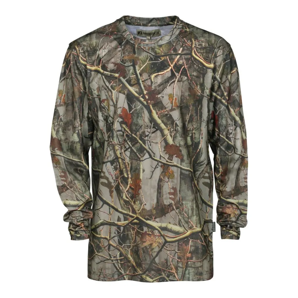 PERCUSSION TSHIRT MANCHES LONGUES FOREST EVO>Homme Vêtements & Accessoires Camo Forêt·T-Shirts Camouflage Forêt