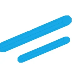 GARBOLINO TUBES DE PROTECTION POUR CANNES OCTOGONAUX ANTI-UV> Bagagerie Coup·Tubes Pour Cannes Coup