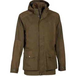PERCUSSION VESTE DE CHASSE HOMME BRISTOL KAKI>Homme Vestes & Manteaux De Chasse·Vestes Imperméables