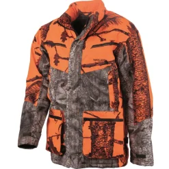 TREELAND VESTE DE POSTE CAMO ORANGE FOREST>Homme Vêtements & Accessoires Blaze·Vestes Chaudes Epi De Poste Orange Fluo