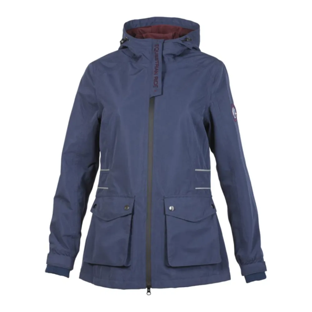 CYRUS VESTE IMPERMEABLE DELPHINE FEMME MARINE>Femme Textile Cyrus·Haut Du Corps Femme Cyrus