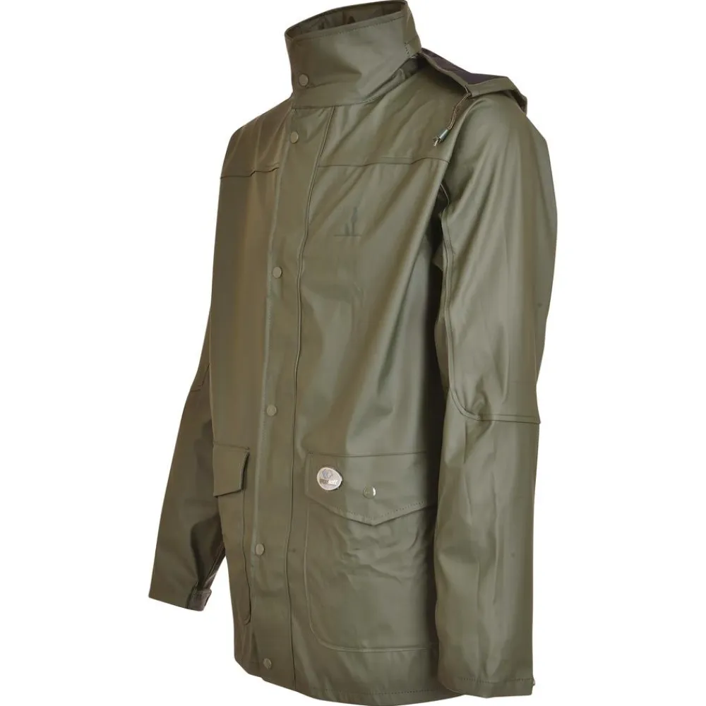 PERCUSSION VESTE IMPERSOFT CARNIER KAKI>Homme Vestes & Manteaux De Chasse·Vestes Imperméables