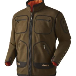 HARKILA VESTE KAMKO KAKI REV ORANGE>Homme Vêtements & Accessoires Harkila·Vestes Softshell Et Polaires Harkila
