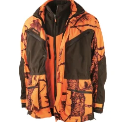 SOMLYS VESTE MULTI HUNT 3 EN 1 BLAZE>Homme Vêtements & Accessoires Blaze·Vestes Chaudes Epi De Poste Orange Fluo