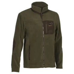 PERCUSSION VESTE POLAIRE BRODE KAKI SANGLIER>Homme Vestes & Manteaux De Chasse·Vestes Polaires