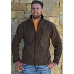 KALAHARI VESTE POLAIRE HANS MARRON>Homme Vestes & Manteaux De Chasse·Vestes Polaires