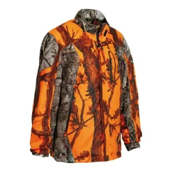 PERCUSSION VESTE REVERSIBLE BLAZE CAMO>Homme Vêtements & Accessoires Blaze·Vestes Imperméables Epi Orange Fluo