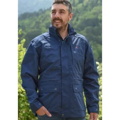 CLUB INTERCHASSE VESTE RIVIERA MARINE>Homme Vestes Et Gilets·Vestes Imperméables