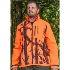 PERCUSSION VESTE SOFTRACK BLAZE>Homme Vêtements & Accessoires Blaze·Vestes De Traque Epi Orange Fluo