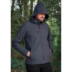 LMA VESTE SOFTSHELL TREILLIS GRISE>Homme Vêtements De Travail·Vestes Et Blousons De Travail