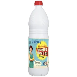 STARWAX THE FABULOUS VINAIGRE BLANC 14° SANS PARFUM 1L> Produits D'Entretien·Vinaigres