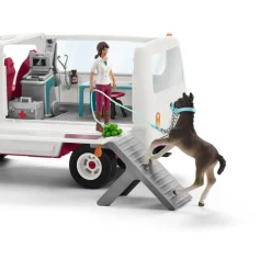 SCHLEICH VÉTÉRINAIRE MOBILE AVEC POULAIN HANOVRIEN>Enfant Jeux Et Jouets·Jeux Et Jouets Équitation